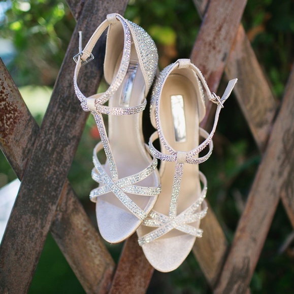 INC International Concepts Shoes - Strappy Sparkly Heels